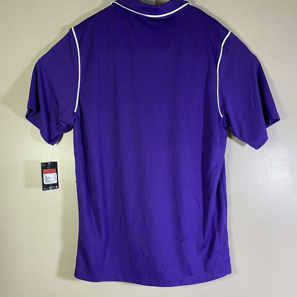 Nike Polo Shirt Mens Large Purple Dri-FIT Golf Athletic Performance 476281-546 - Picture 7 of 7
